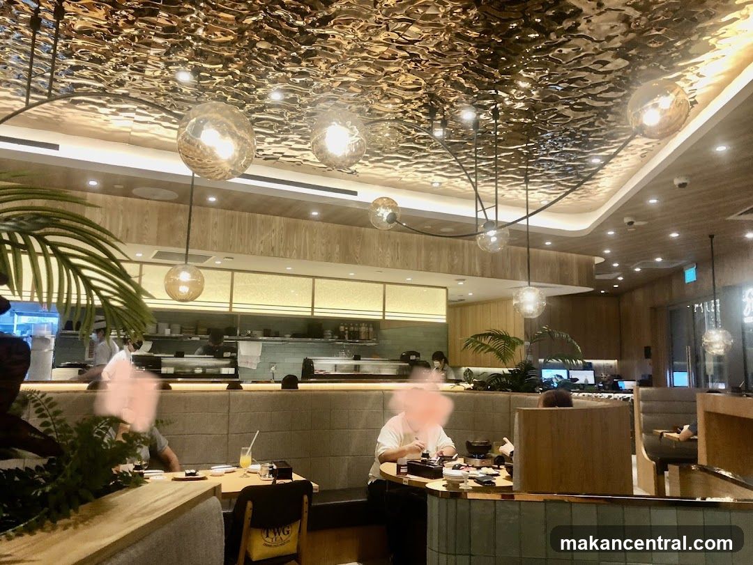 Restaurant Interior with Sushi Bar