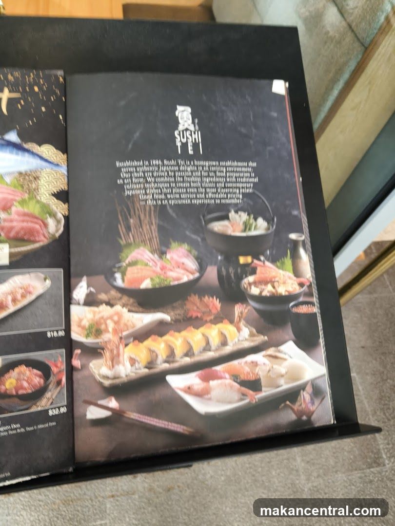 Sushi Tei Menu