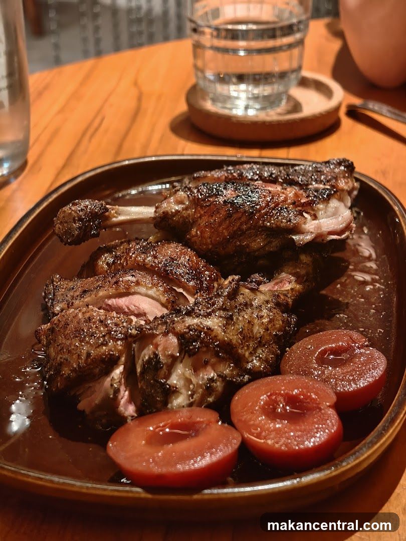 Roasted Duck with Plums