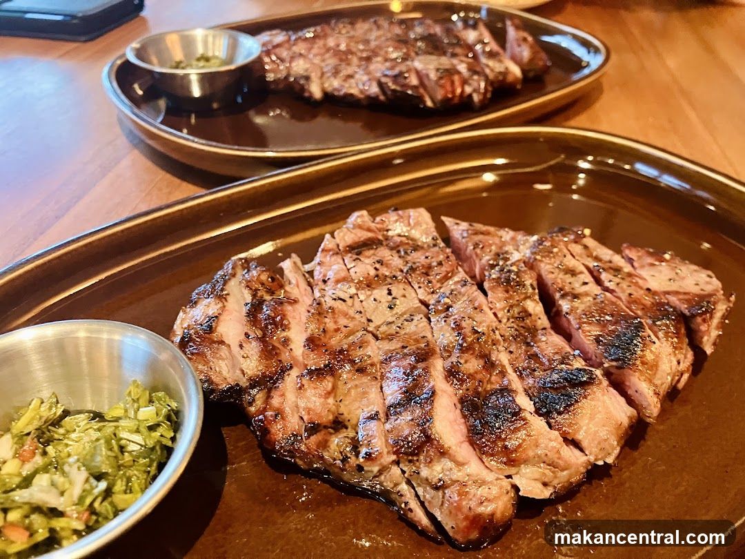 Grilled Steaks with Gremolata