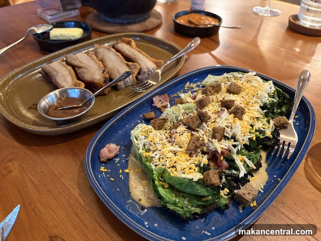 Pork Belly and Salad
