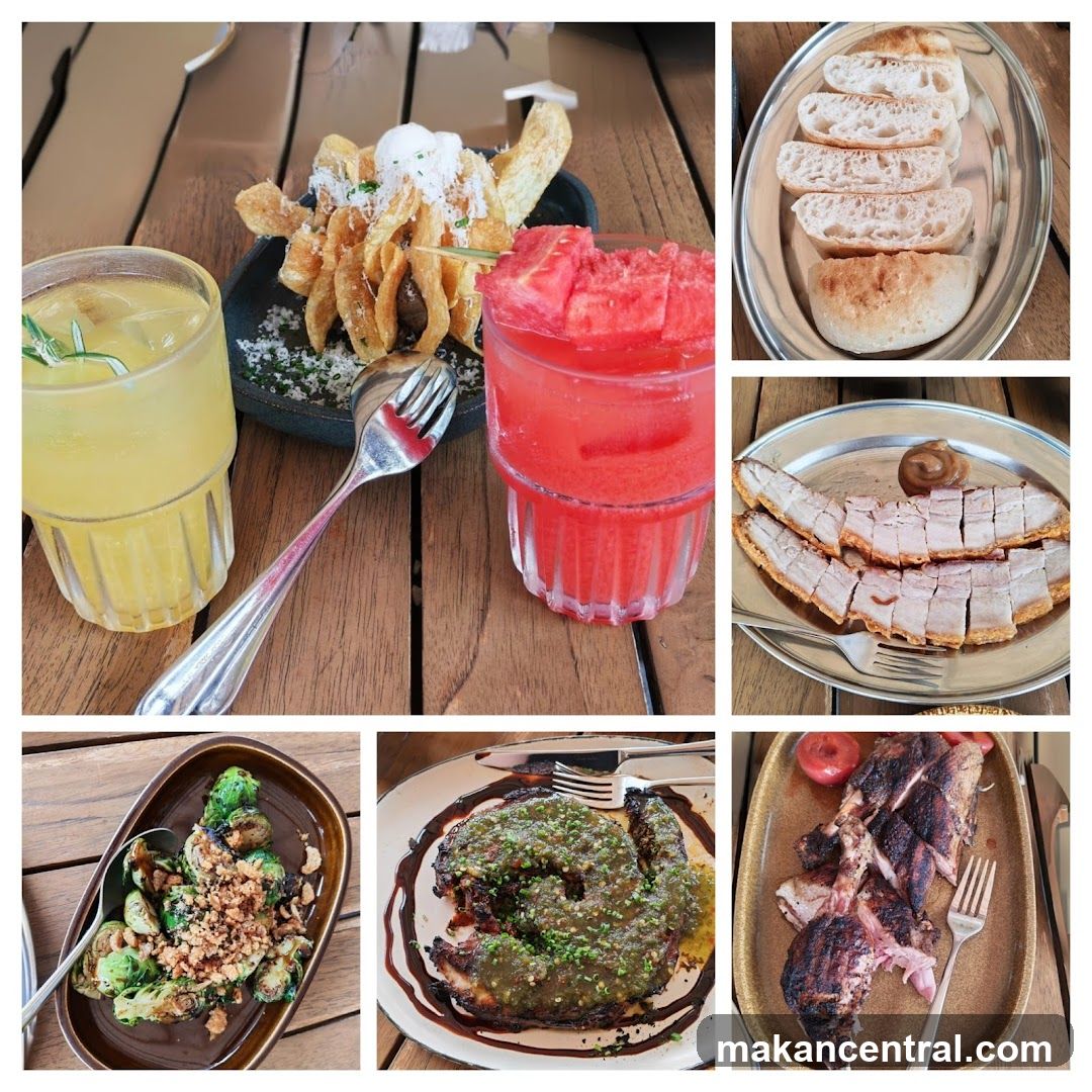 Assortment of Dishes and Drinks