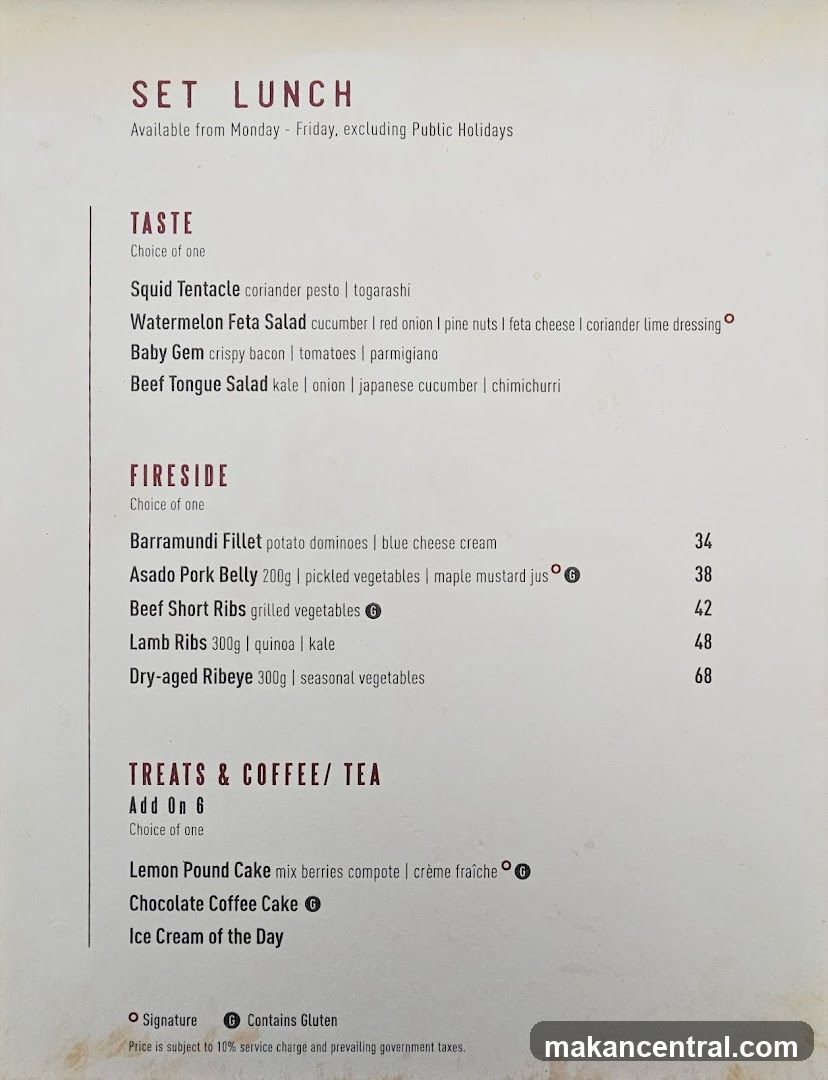 SET LUNCH