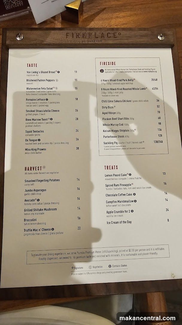 Fireplace by Bedrock Menu