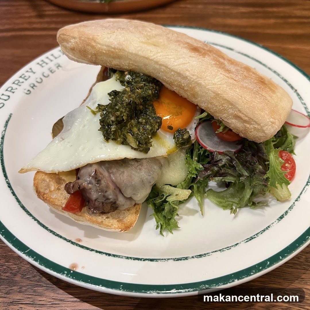 Sandwich with Salad