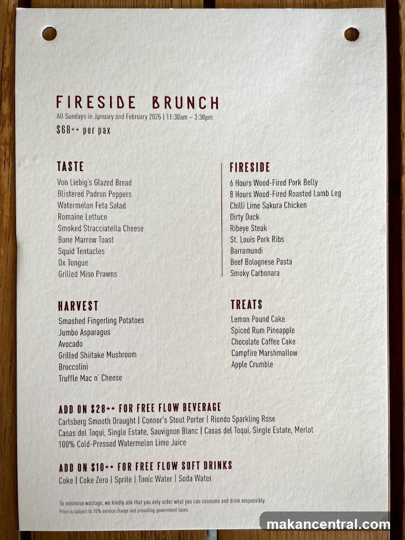 FIRESIDE BRUNCH