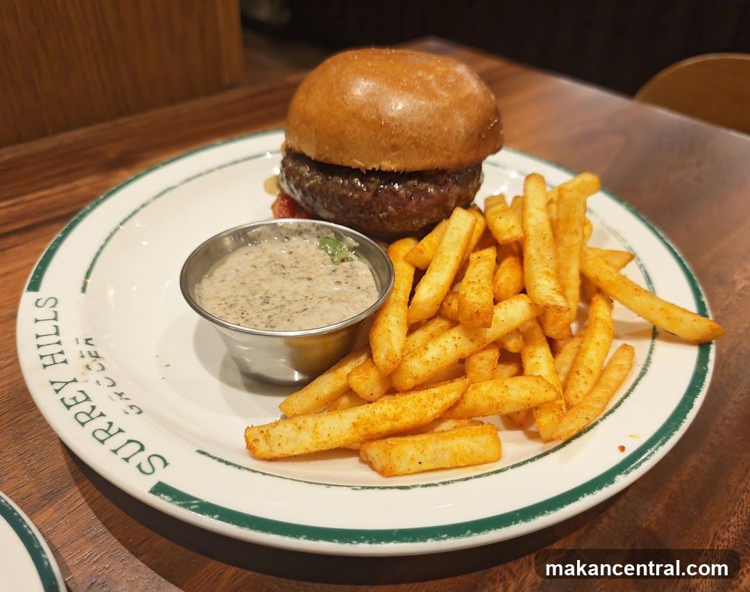 Burger and Fries