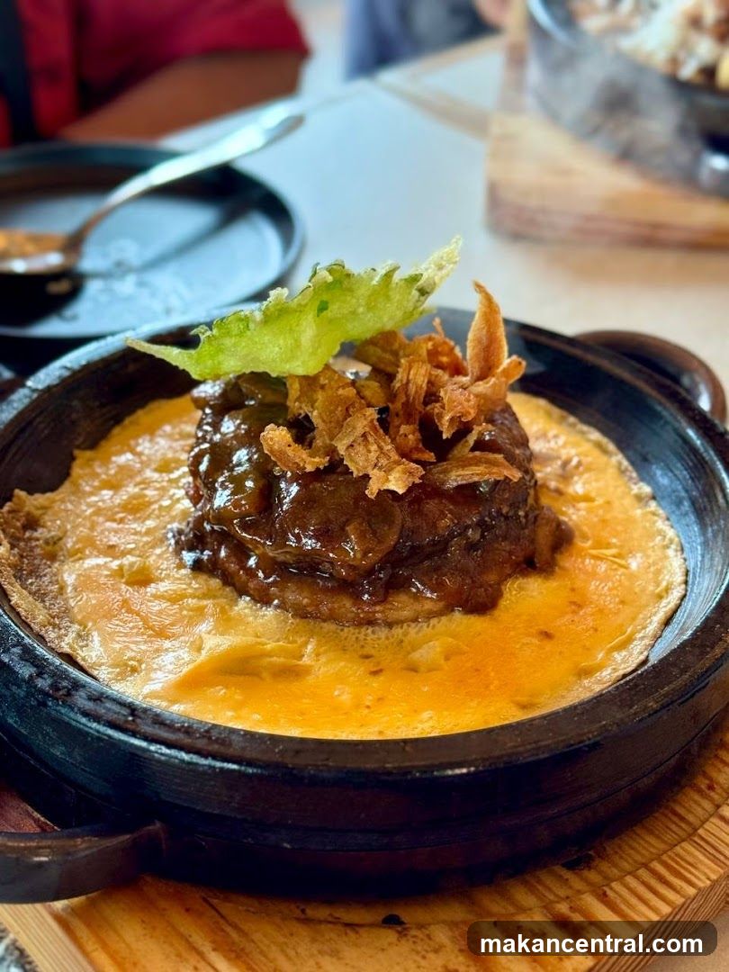 Braised Dish with Crispy Toppings