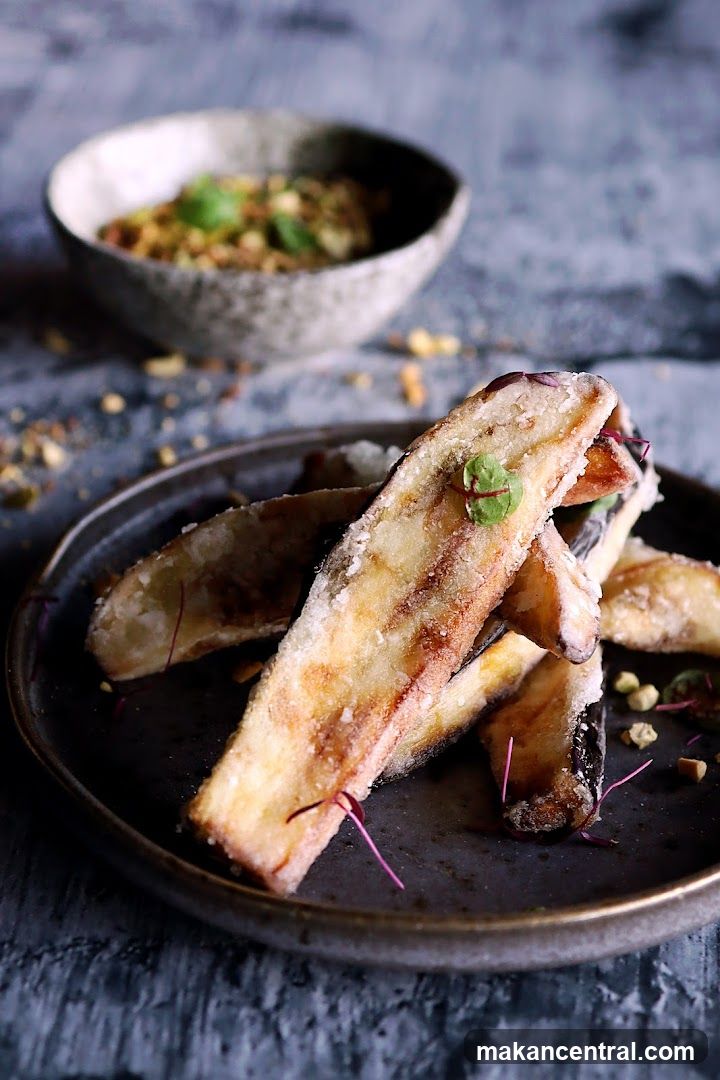 Fried Eggplant Slices