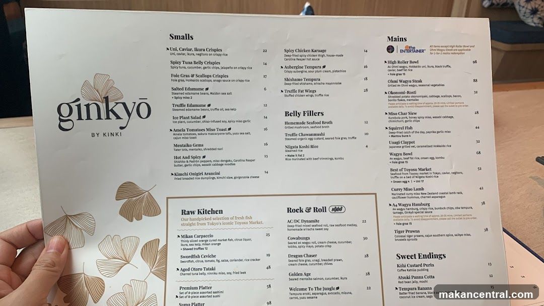 Ginkyo by Kinki Menu