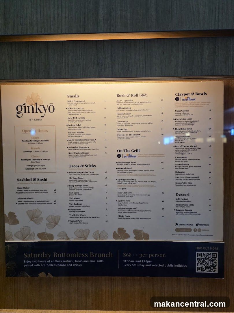 Ginkyo by Kinki Menu