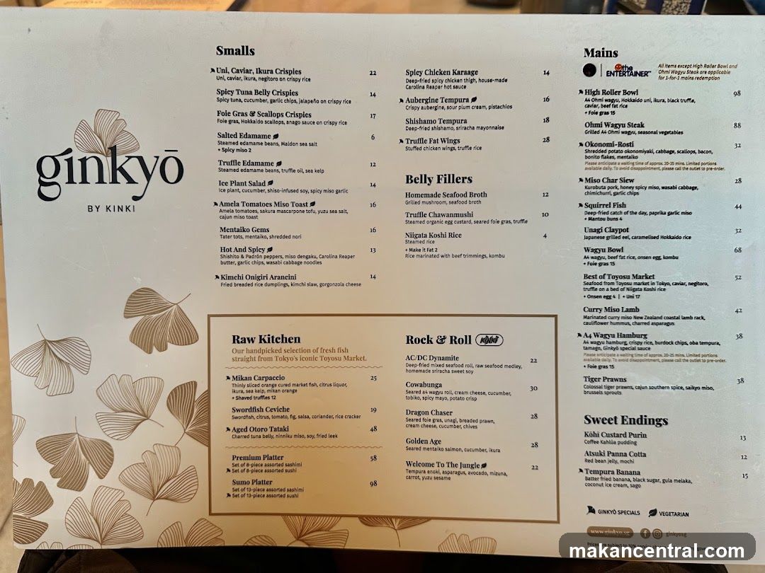 Ginkyo by Kinki Menu