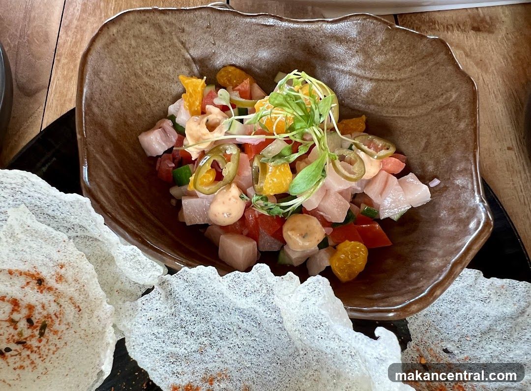 Ceviche with Crispy Chips