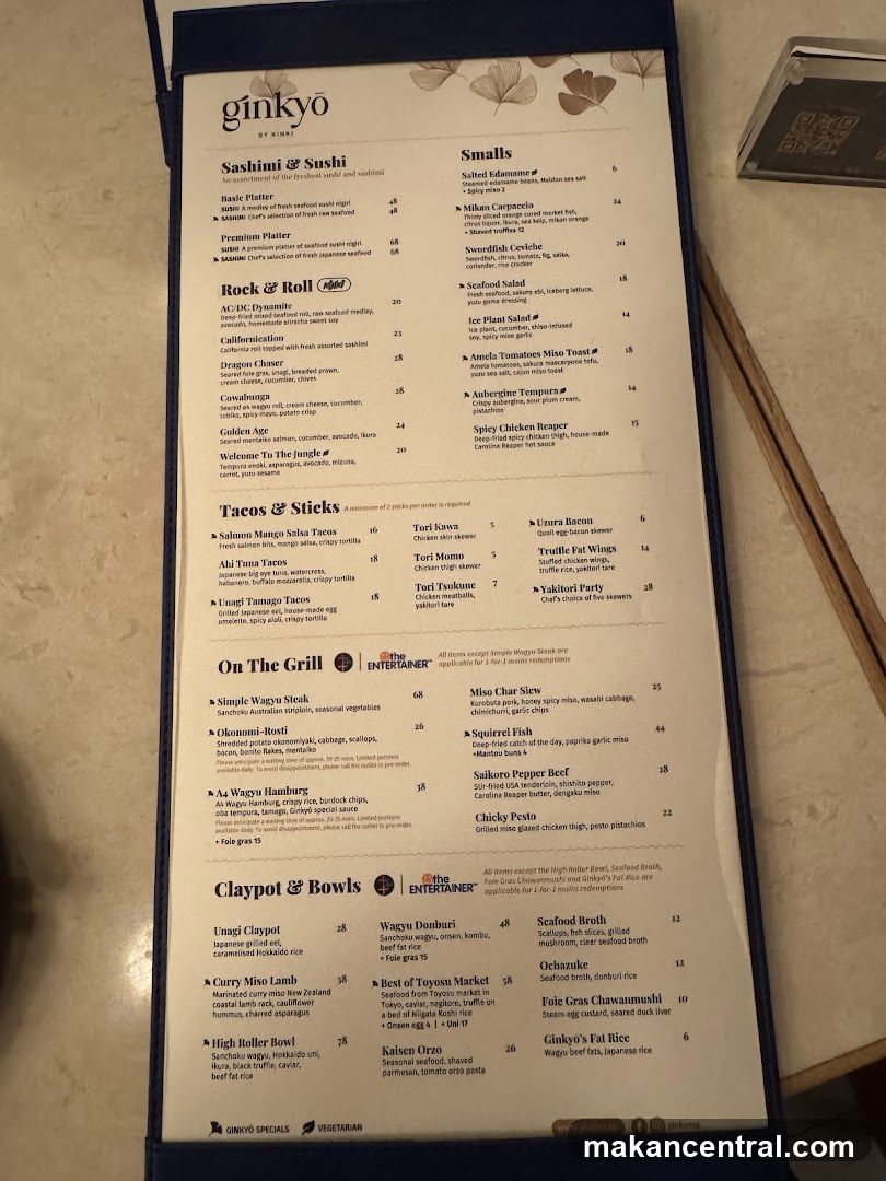 Ginkyo by Kinki Menu