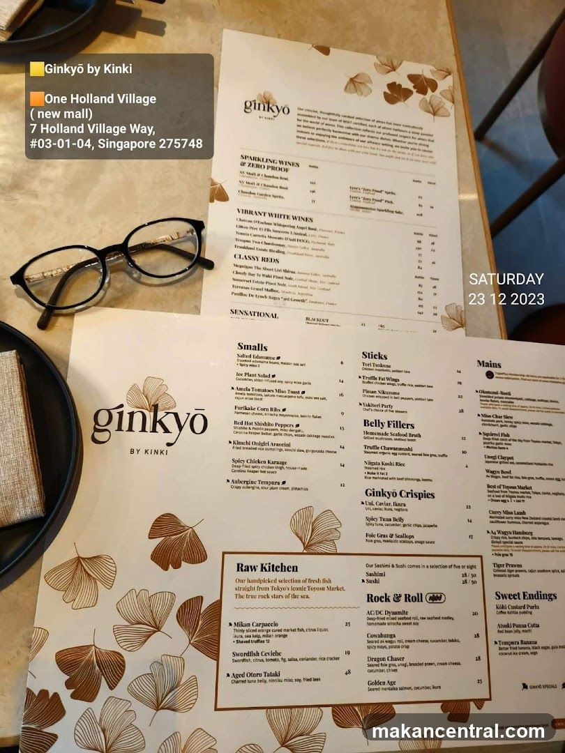 Ginkyo by Kinki Menu