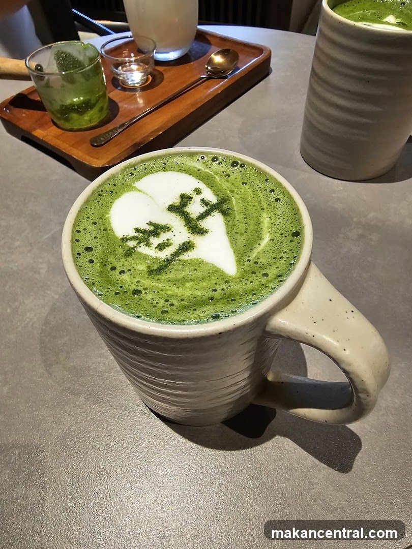 Matcha Latte with Art