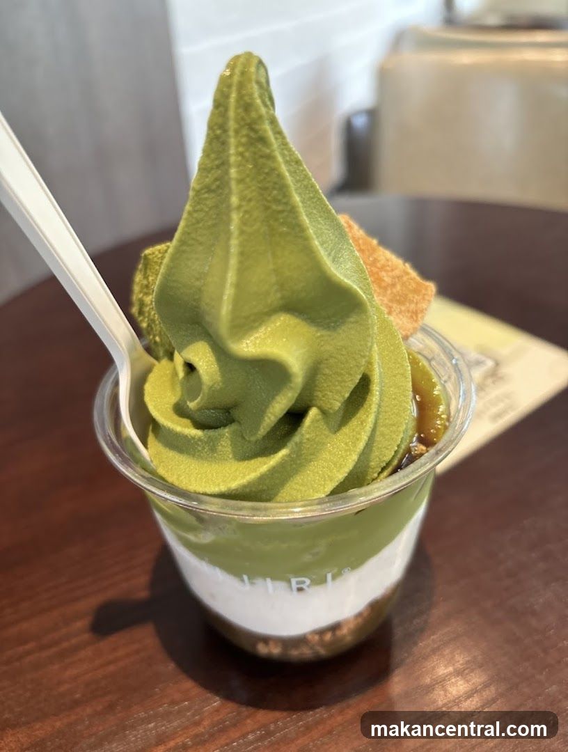 Matcha Soft Serve Parfait