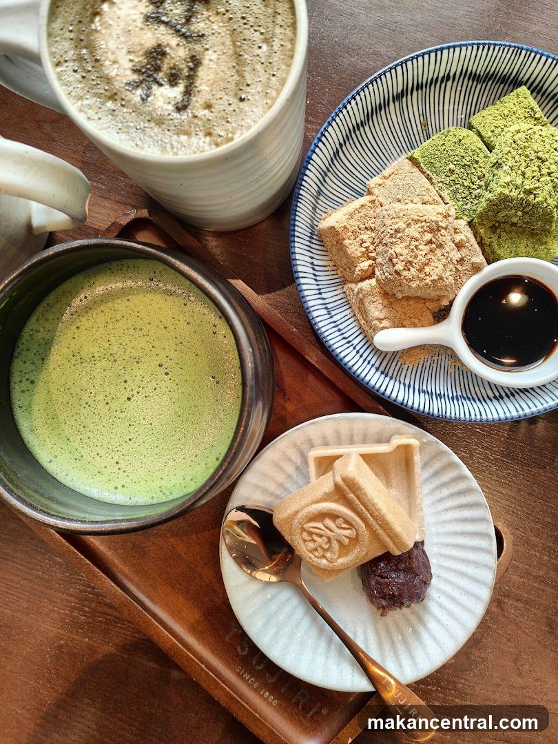 Matcha Desserts and Drinks