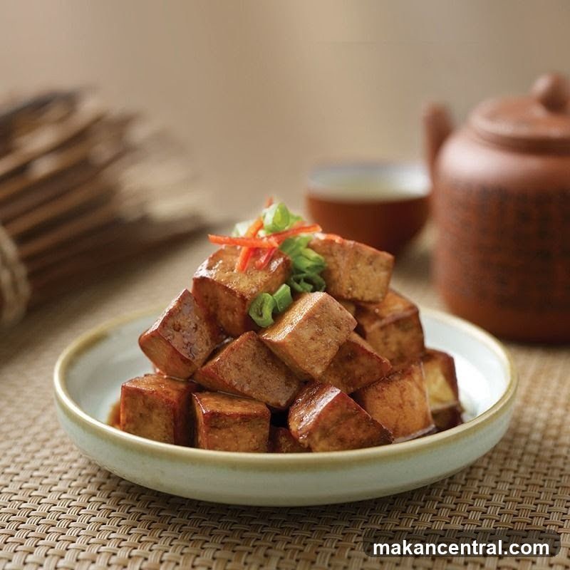 Fried Tofu with Garnish