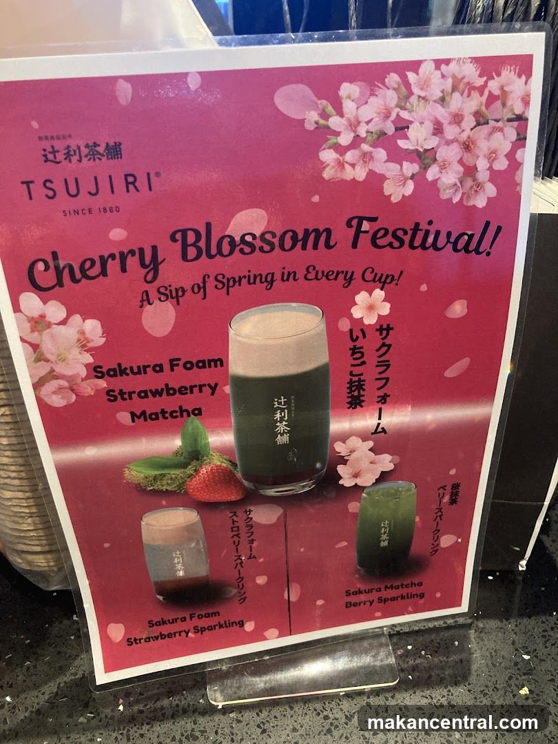 Tsujiri Cherry Blossom Festival Menu
