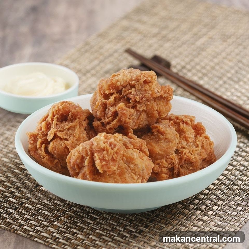 Fried Chicken Bites with Dip