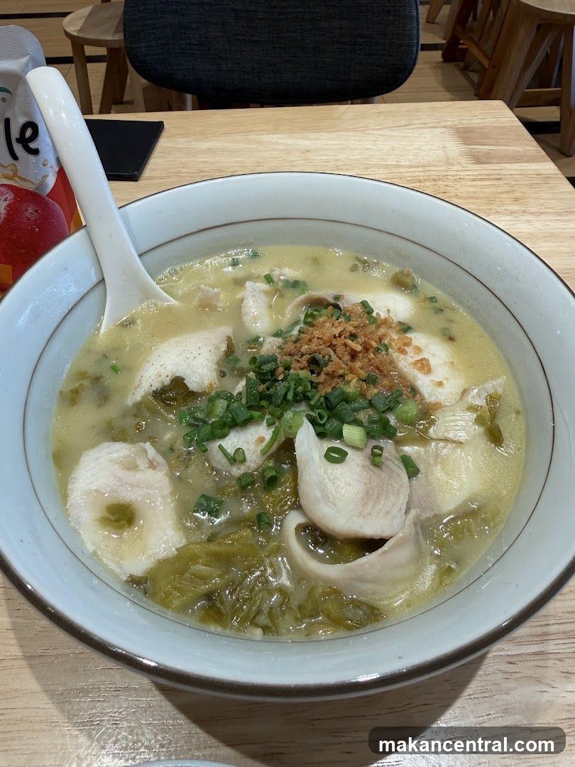 Fish Soup with Pickled Greens