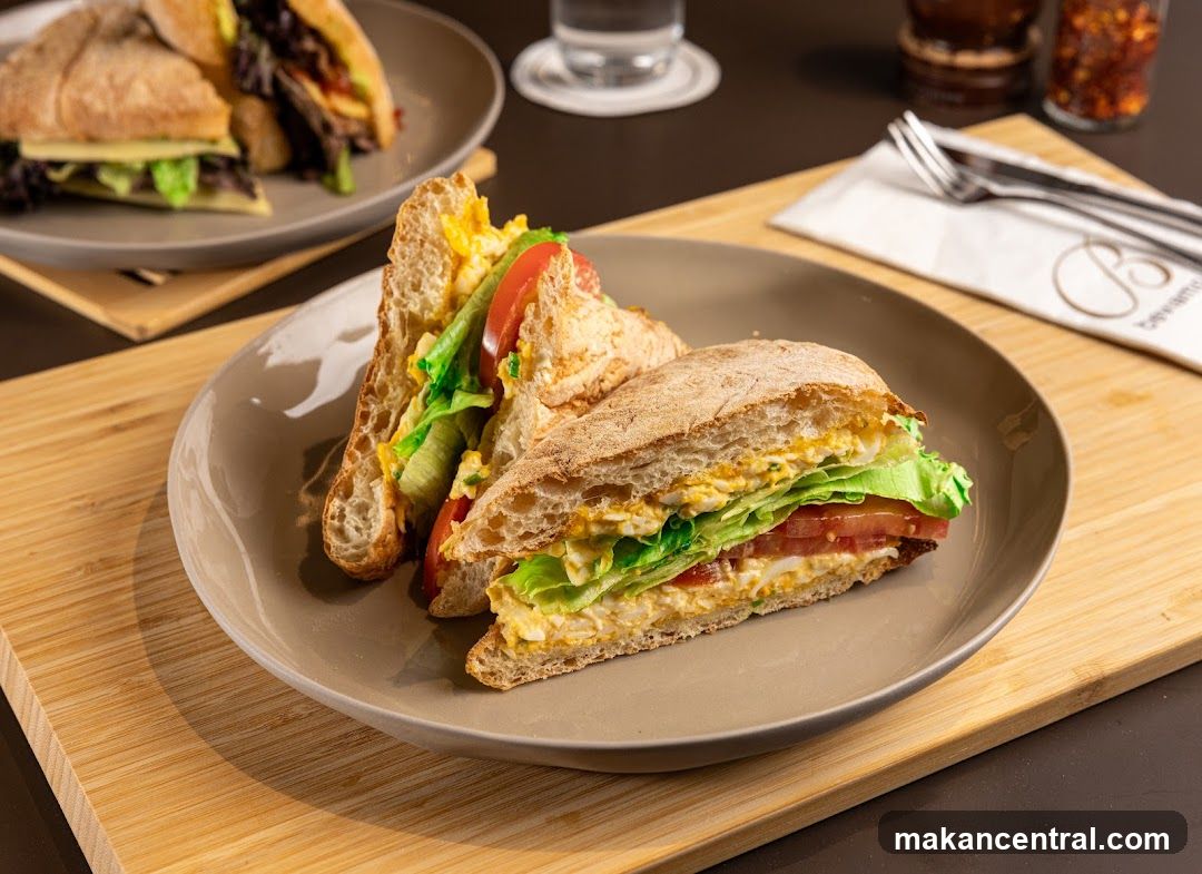 Sandwiches on a Plate