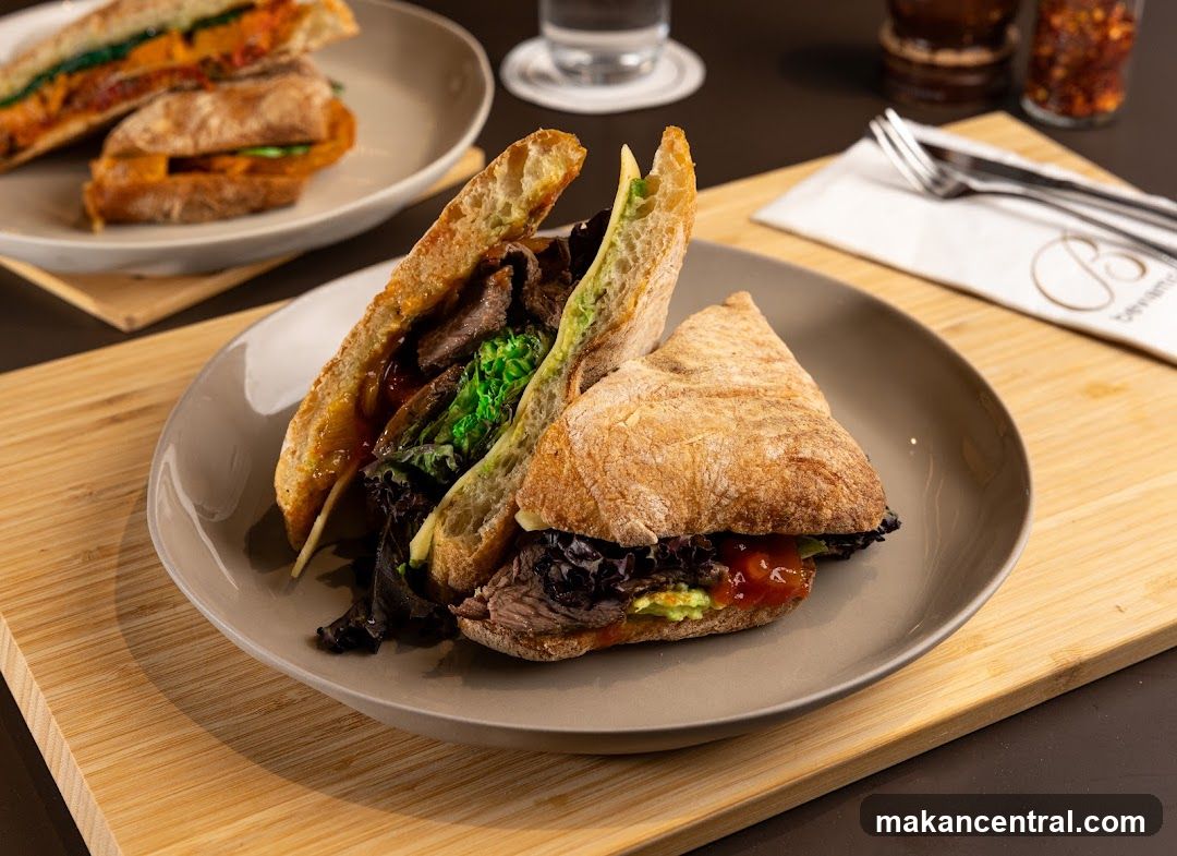 Sandwiches on a Plate