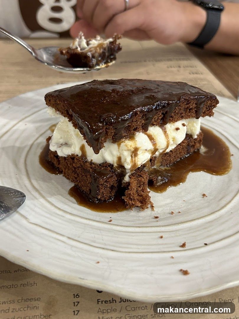 Chocolate Cake with Ice Cream
