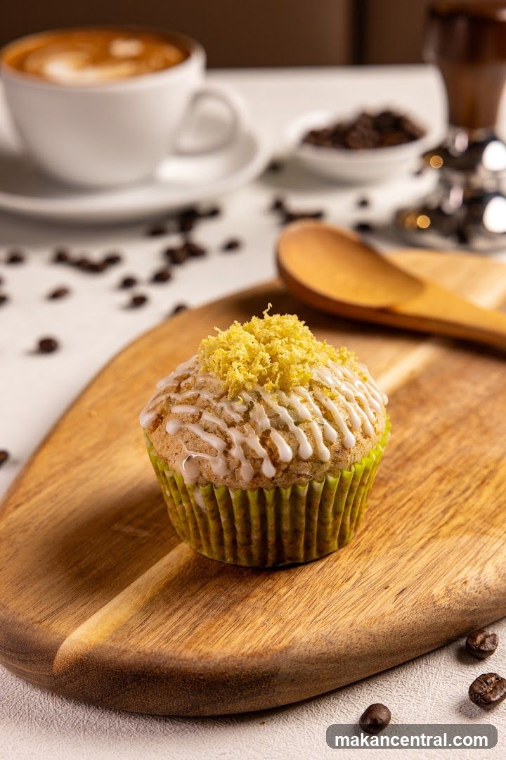 Lemon Zest Muffin with Coffee