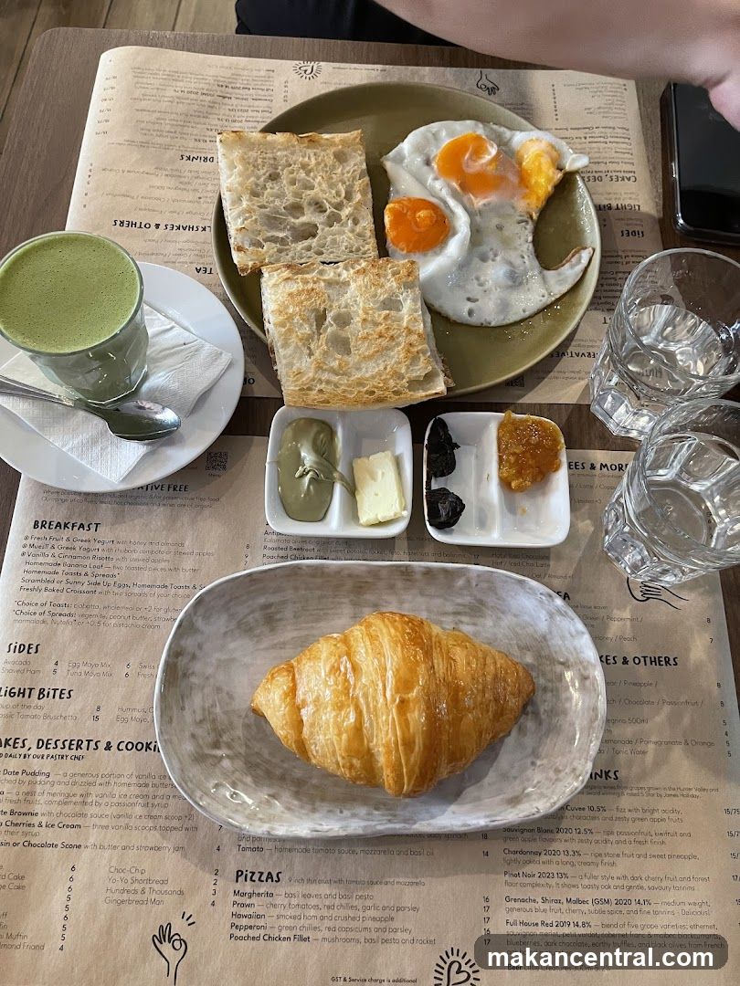 Breakfast and Croissant