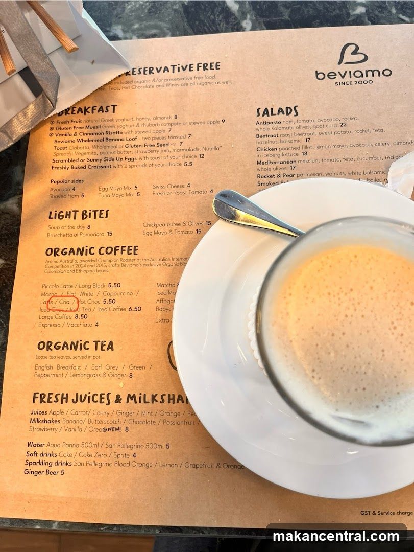 Beviamo Menu