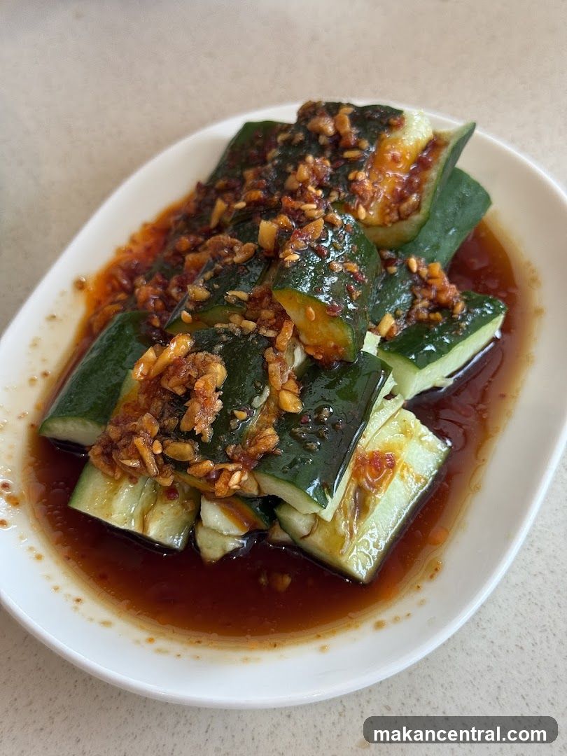 Spicy Smashed Cucumbers
