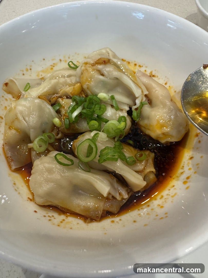 Wontons in Chili Oil