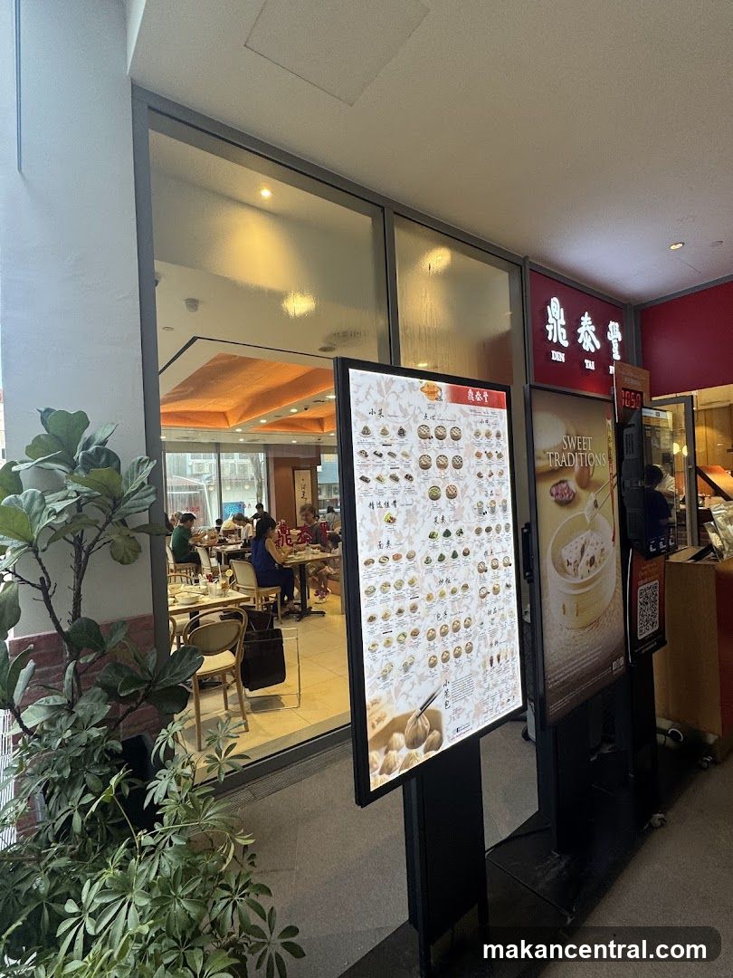 Restaurant Menu Display