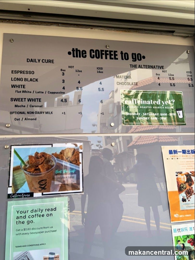 Coffee Menu and Promotions