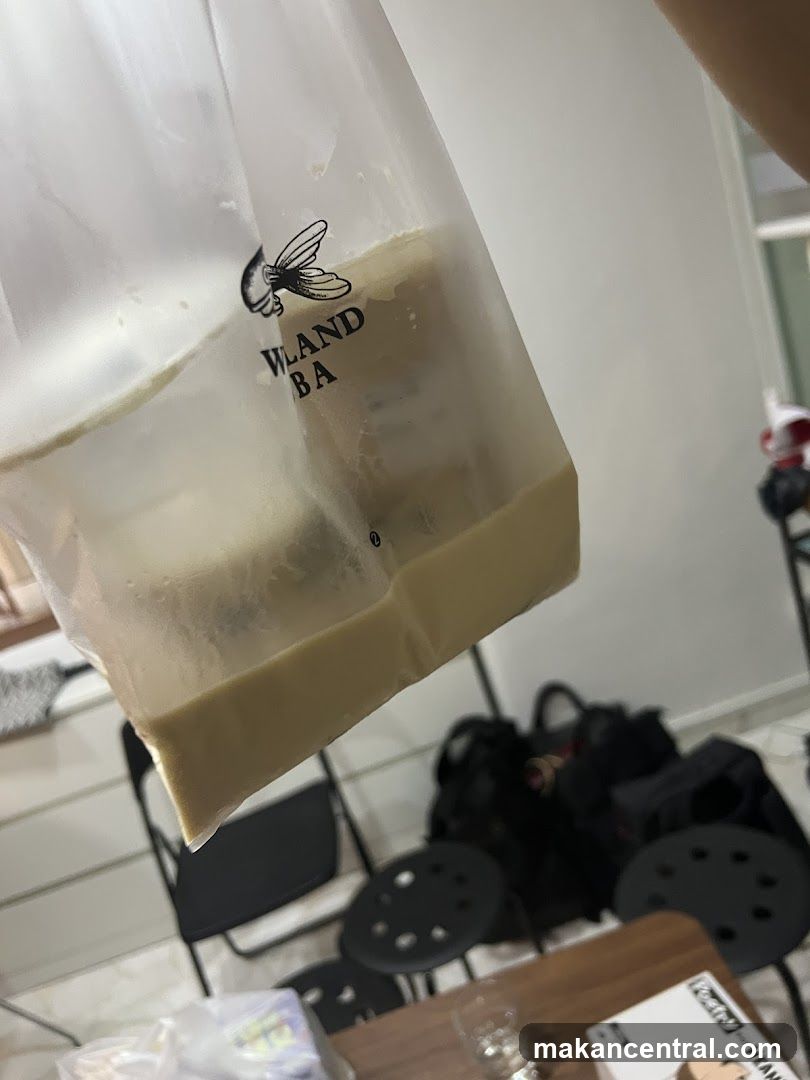 Beverage in Plastic Bag