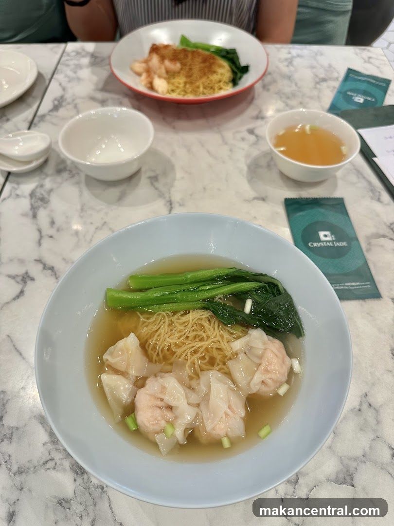 Wonton Noodle Soup and Shrimp Noodles