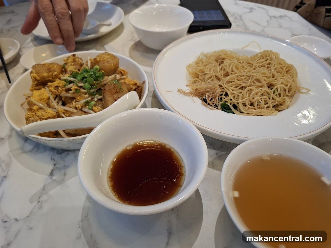 Noodles and Appetizer