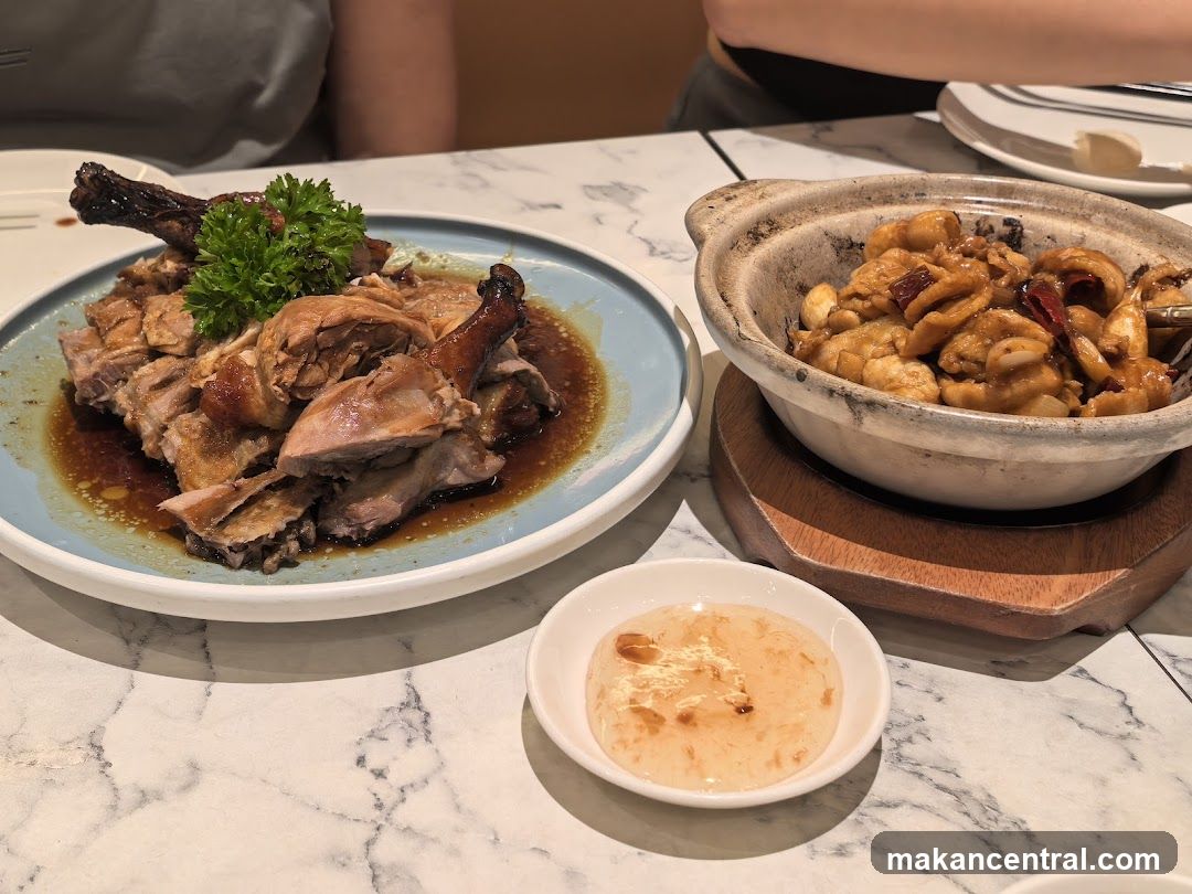 Roast Duck and Chicken Dish