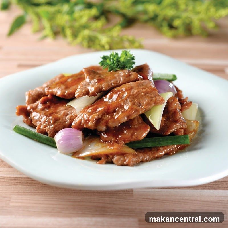 Stir-fried Beef with Onions