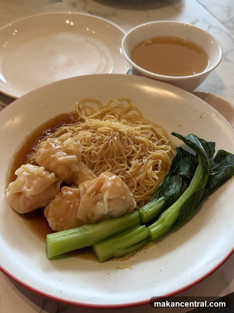 Wonton Noodles with Greens