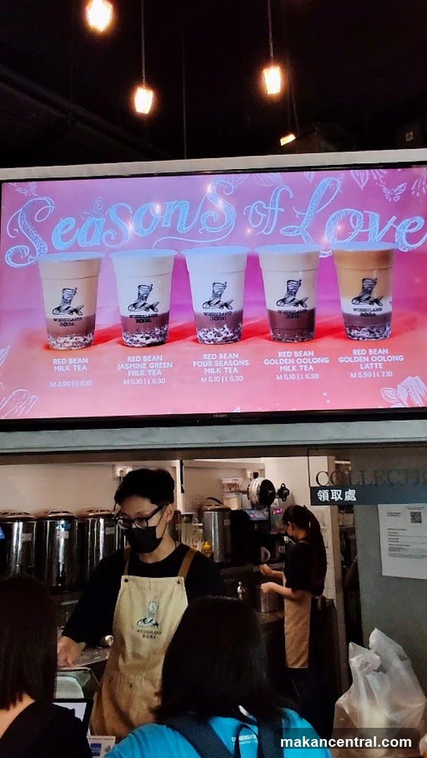 Bubble Tea Menu