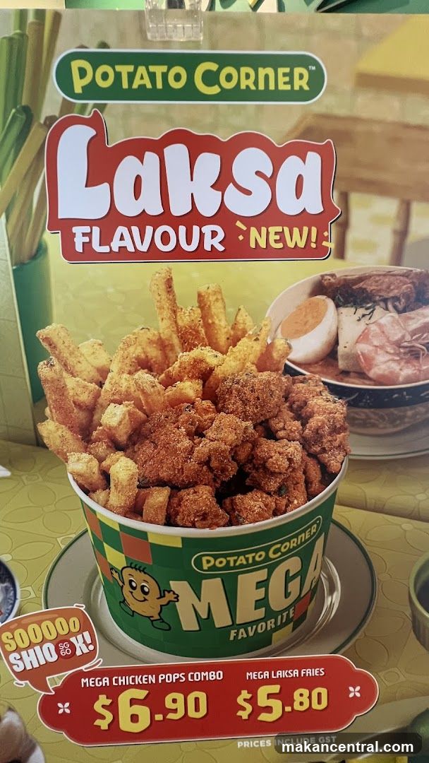 Potato Corner Laksa Flavor Menu
