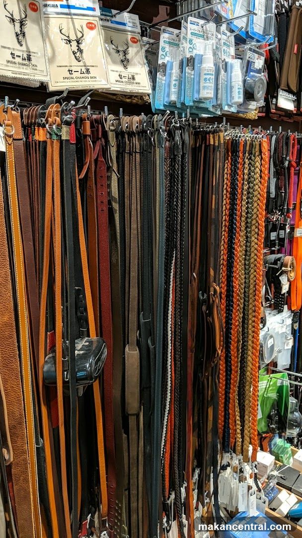 Camera Straps and Accessories Display
