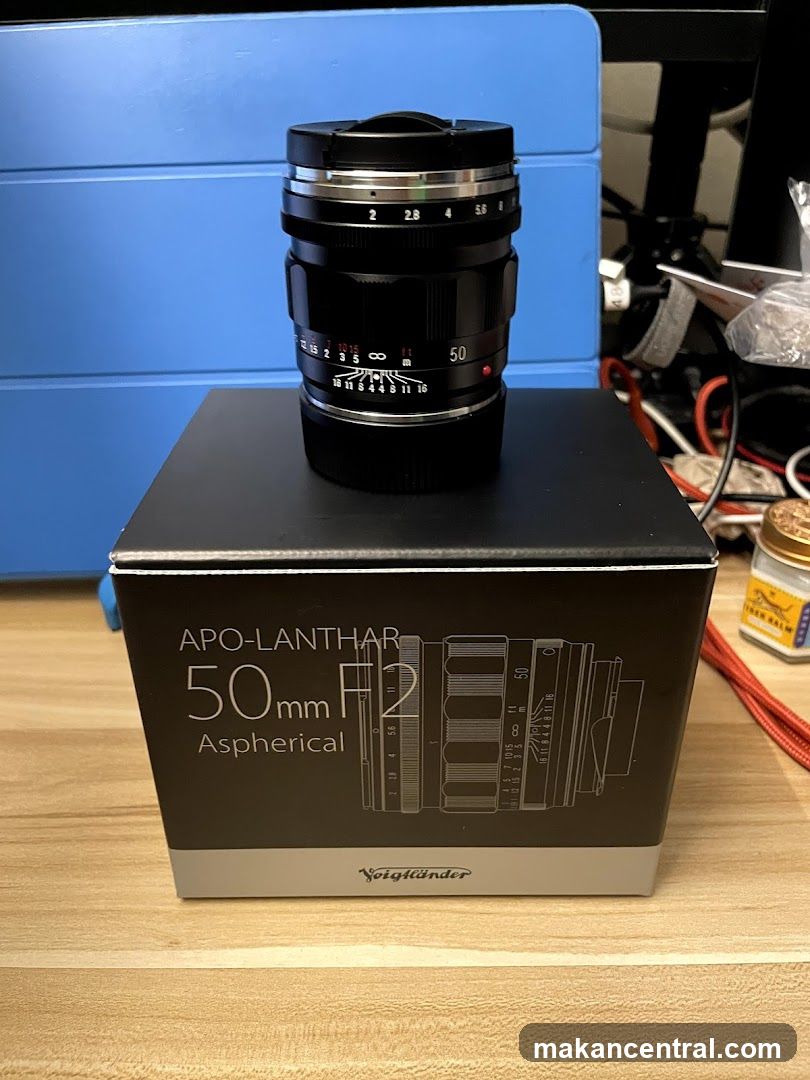 Camera Lens and Box