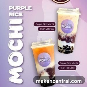 Purple Rice Mochi Drinks
