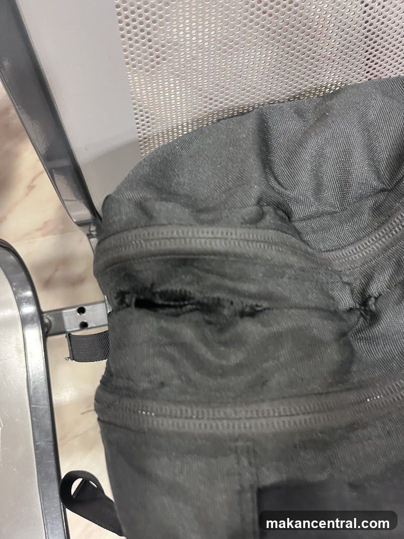 Damaged Backpack