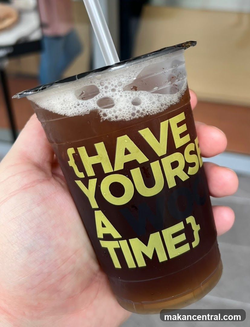 Iced Drink with Text