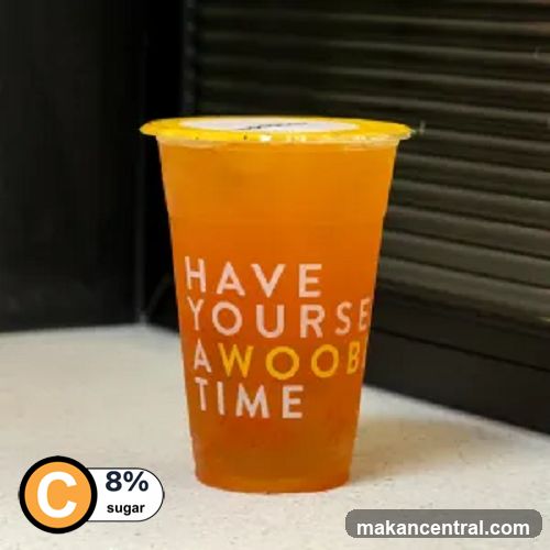 Orange Drink with Sugar Content Indicator